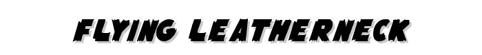 Flying Leatherneck font